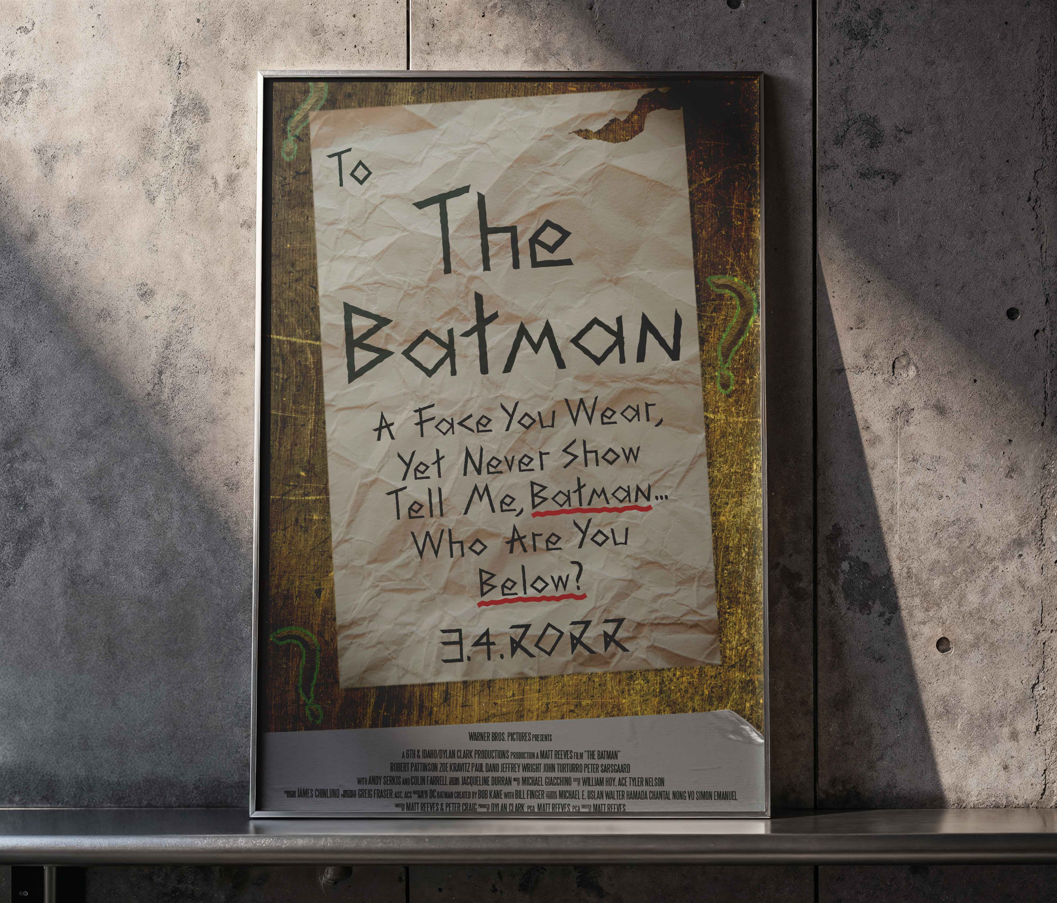 The Batman Poster Mockup