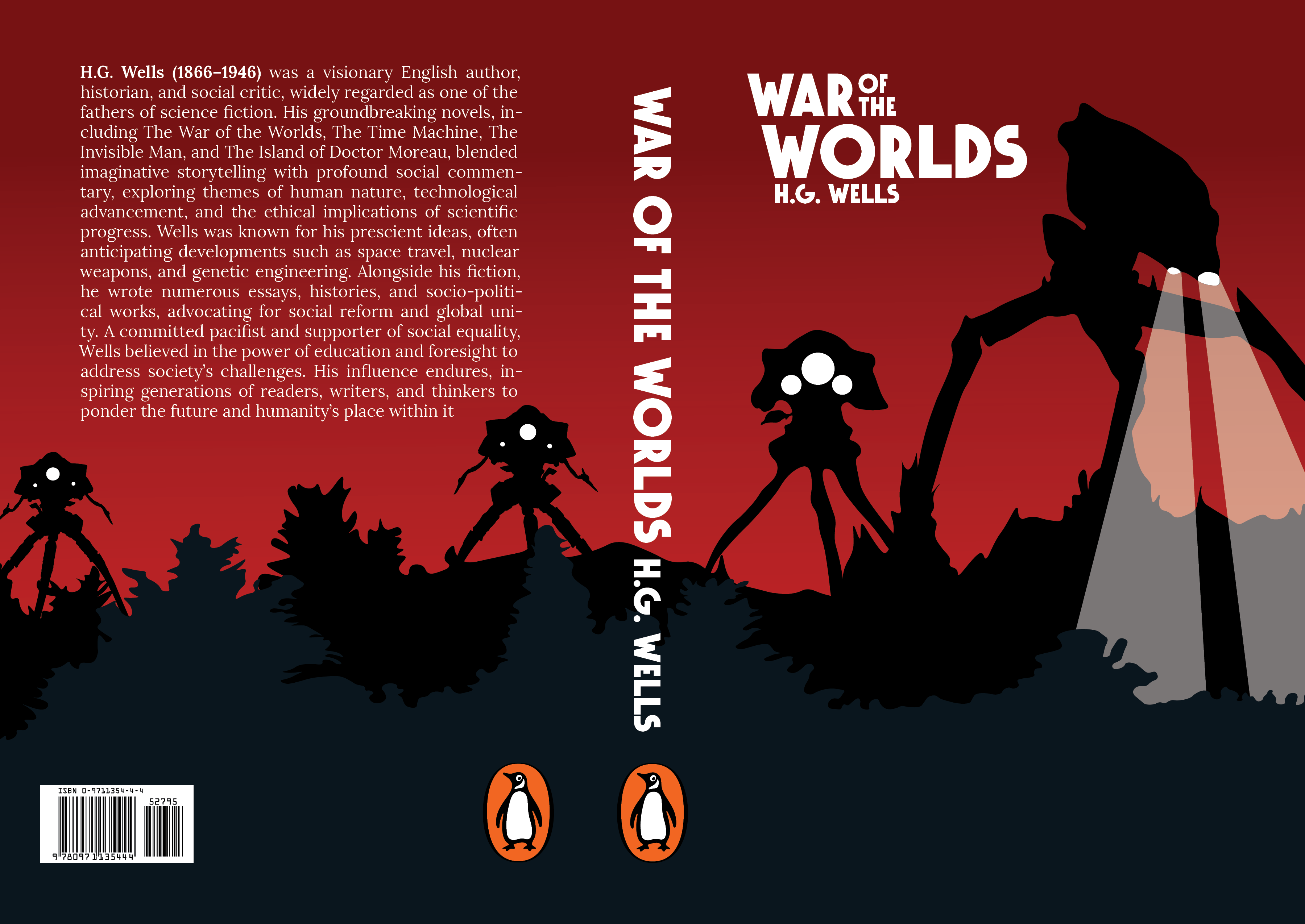 War Of The Worlds Cover Full Spread